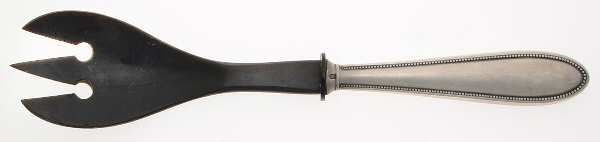 Pearl (Silverplate) Salad Serving Fork with Wooden Prongs