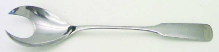 Pilgrim (Older, Germany, Stainless) Solid Salad Serving Fork