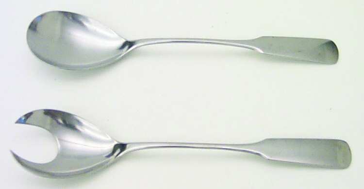 Pilgrim (Older, Germany, Stainless) (2 Pc) Solid Salad Set
