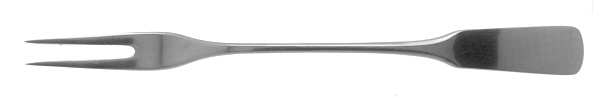 Pilgrim (Older, Germany, Stainless) Small Solid Cold Meat Serving Fork