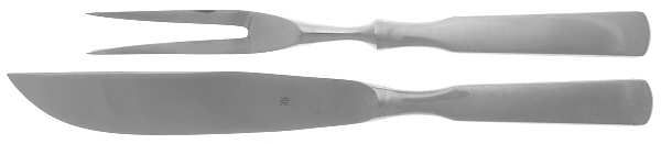 Pilgrim (Older, Germany, Stainless) Small Stainless Blade 2-Piece Steak Carving Set