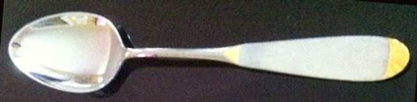 Prisma Gold (Stainless, Gold Accent) Place/Oval Soup Spoon