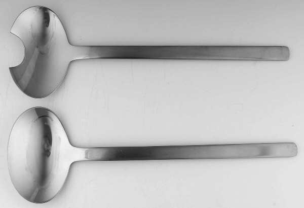 Reno (Stainless) (2 Pc) Solid Salad Set