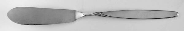 Rom (Silverplate) Large Flat Handle Butter Spreader