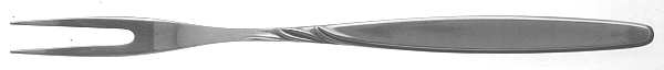 Rom (Silverplate) Small 2-Tine Cold Meat Serving Fork
