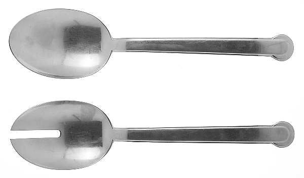 Rondeau (Stainless) (2 Pc) Solid Salad Set