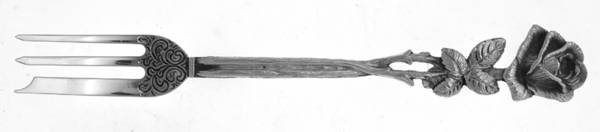 Rose (Sterling) Individual Cake Fork