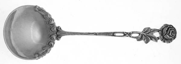 Rose (Sterling) Solid Bon Bon Spoon