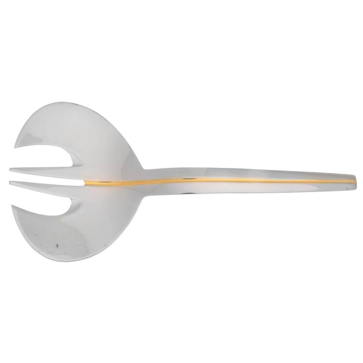Rue Royale-Gold (Stainless) Large Solid Fish Serving Fork