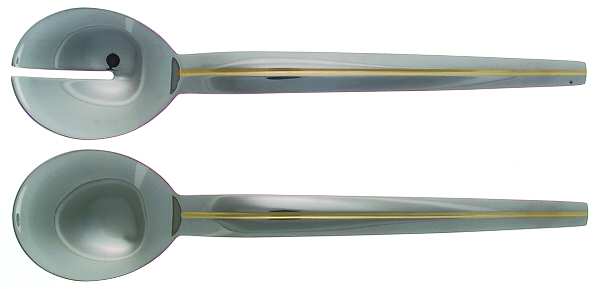 Rue Royale-Gold (Stainless) (2 Pc) Solid Salad Set
