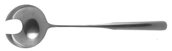 Salzburg (Stainless, Japan) Solid Salad Serving Fork