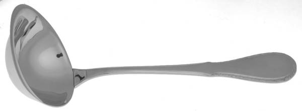 Serena (Stainless, Rope Edge) Solid Gravy Ladle