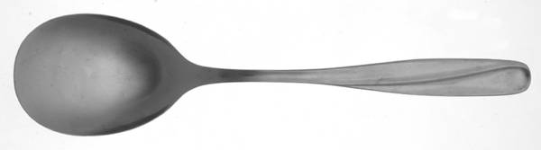 Serena (Stainless, Wave Design) Solid Salad Serving Spoon