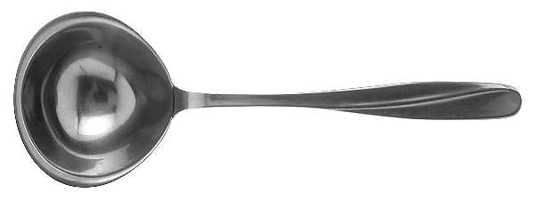 Serena (Stainless, Wave Design) Solid Gravy Ladle