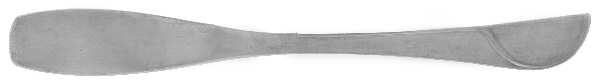 Solo (Stainless) Flat Handle Butter Spreader