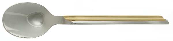 Stratos Gold (Stainless, Gold Accent) Place/Oval Soup Spoon