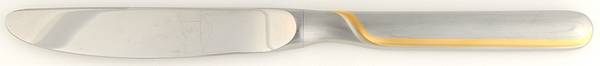 Stylar Gold (Stainless, Gold Accent) Modern Hollow Knife