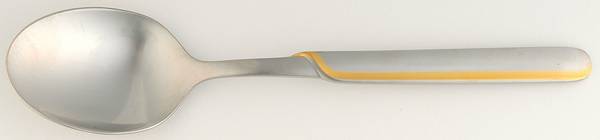 Stylar Gold (Stainless, Gold Accent) Place/Oval Soup Spoon