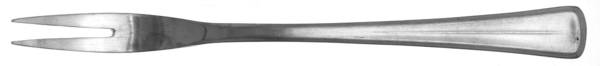 Stuart (Stainless, Flat-Round Tip) Small 2-Tine Cold Meat Serving Fork