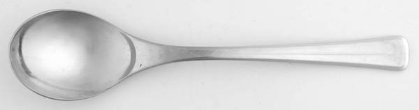 Stuart (Stainless, Flat-Round Tip) Place/Oval Soup Spoon
