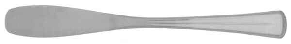 Stuart (Stainless, Flat-Round Tip) Flat Handle Butter Spreader