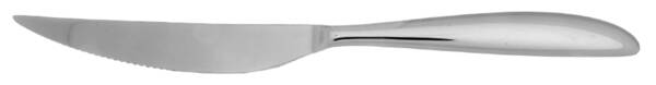 Wave (Stainless) Solid Handled Serrated Individual Steak Knife