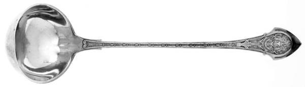 Angelo (Sterling, 1875) Small Solid Soup Ladle