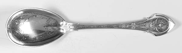 Angelo (Sterling, 1875) Bright Cut Preserve Spoon
