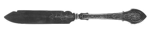 Angelo (Sterling, 1875) Solid Pickle Serving Knife