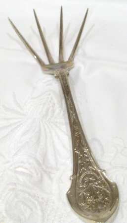 Angelo (Sterling, 1875) Large Lettuce Serving Fork
