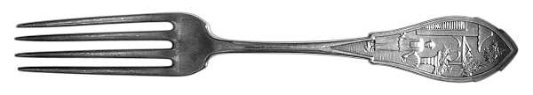 Celestial (Sterling, 1870) Fork