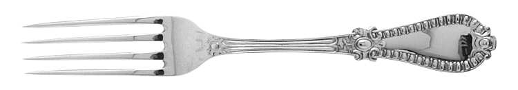 Gadroon (Sterling, 1860) Fork