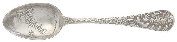 Louvre (Sterling, 1885) Souvenir Spoon (Five O'Clock)
