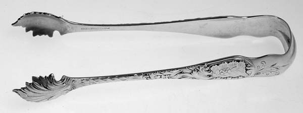 Louvre (Sterling, 1885) Small Ice Serving Tongs