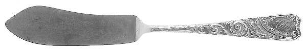Luxembourg (Sterling) Flat Handle Master Butter Knife