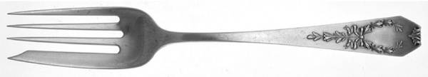 Madam Jumel (Sterling, 1908) Large Individual Solid Fish Fork