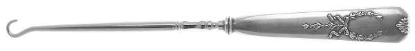 Madam Jumel (Sterling, 1908) Small Button Hook, Hollow Handle