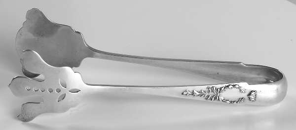 Madam Jumel (Sterling, 1908) Large Solid Sandwich Tongs