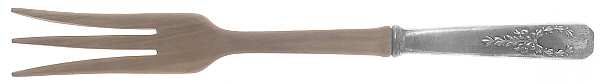 Madam Jumel (Sterling, 1908) Salad Serving Fork with Wooden Prongs