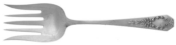 Madam Jumel (Sterling, 1908) Large Solid Tined Sardine Serving Fork