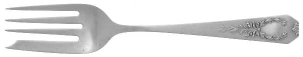 Madam Jumel (Sterling, 1908) Individual Solid Fish Fork by Whiting Manf Co