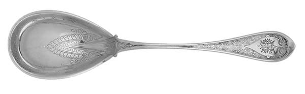 Marguerite (Sterling, 1880) Bright Cut Bowl Sugar Spoon