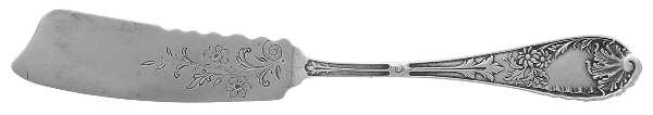 Undine (Sterling, 1888) Bright Cut Solid Pickle Serving Knife