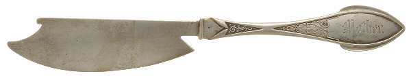 Zephyr (Sterling, 1870) Solid Serving Cheese Knife