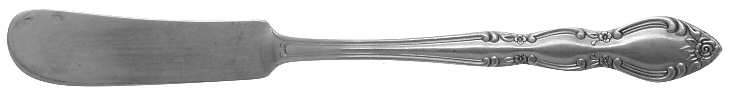 WLF2 (Stainless) Flat Handle Master Butter Knife