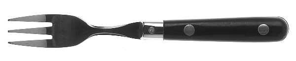 Mardi Gras-Black (Stainless) Cocktail/Seafood Fork