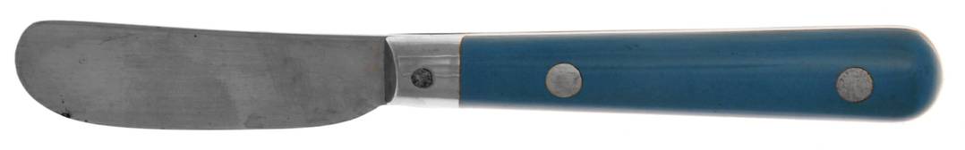 Mardi Gras-Blue (Williamsburg) Butter Spreader Hollow Hdl-Paddle/Stainless Blade