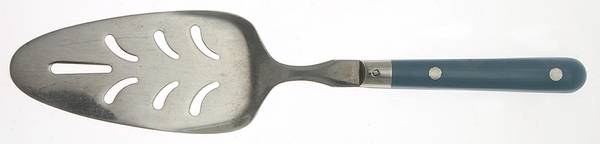 Mardi Gras-Blue (Williamsburg) Pie Server with Stainless Blade