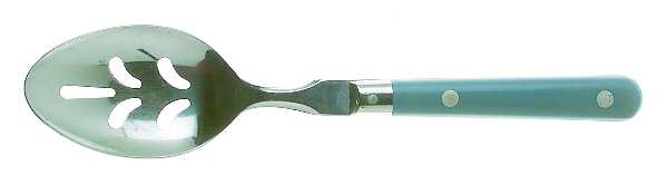 Mardi Gras-Blue (Williamsburg) Pierced Tablespoon (Serving Spoon)