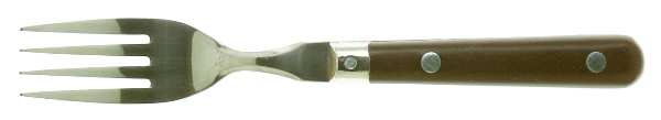 Mardi Gras-Brown (Stainless) Individual Salad Fork